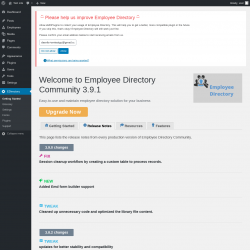 Page screenshot: EDirectory → Release Notes