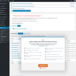 Page screenshot: EDirectory &rarr; Custom Fields