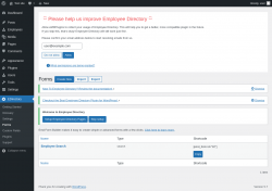 Page screenshot: EDirectory → Forms