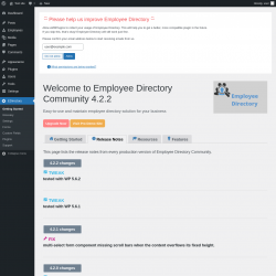Page screenshot: EDirectory → Release Notes