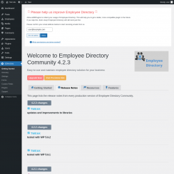 Page screenshot: EDirectory → Release Notes