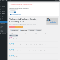 Page screenshot: EDirectory → Release Notes