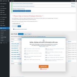 Page screenshot: EDirectory → Custom Fields