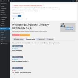 Page screenshot: EDirectory → Release Notes