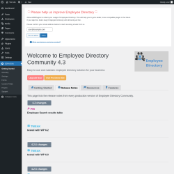 Page screenshot: EDirectory → Release Notes