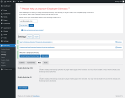 Page screenshot: EDirectory → Settings → Misc