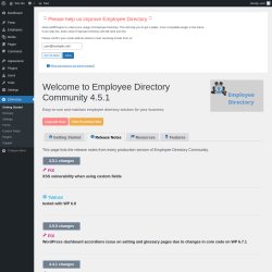Page screenshot: EDirectory → Release Notes