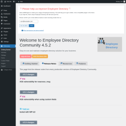 Page screenshot: EDirectory → Release Notes