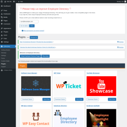 Page screenshot: EDirectory &rarr; Plugins