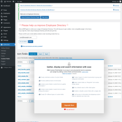 Page screenshot: EDirectory &rarr; Custom Fields
