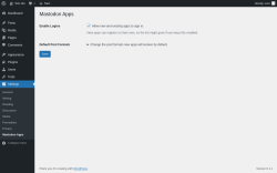 Page screenshot: Settings → Mastodon Apps