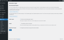 Page screenshot: Settings → Mastodon Apps