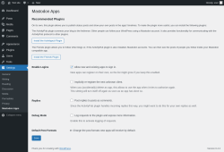 Page screenshot: Settings → Mastodon Apps