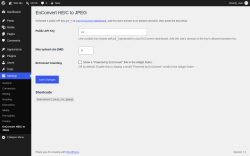 Page screenshot: Settings &rarr; EnConvert HEIC to JPEG