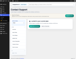 Page screenshot: EngageDock AI &rarr; Contact Support