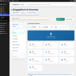Page screenshot: EngageDock AI