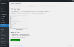 Page screenshot: CM Tooltip Glossary → Import/Export