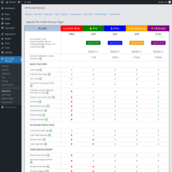 Page screenshot: CM Tooltip Glossary → Upgrade ➤