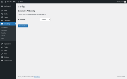 Page screenshot: AI Settings &rarr; Config