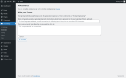 Page screenshot: AI Settings &rarr; Generate
