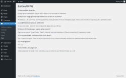 Page screenshot: EntGenAI Options &rarr; Faq