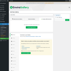 Page screenshot: Envira Gallery &rarr; Add New Gallery &rarr; 
		Create with Envira AI
	