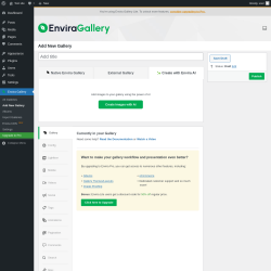 Page screenshot: Envira Gallery &rarr; Add New Gallery &rarr; 
		Create with Envira AI
	