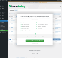 Page screenshot: Envira Gallery &rarr; Albums