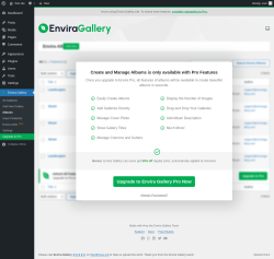 Page screenshot: Envira Gallery &rarr; Albums