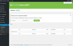 Page screenshot: Envira Gallery