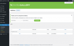 Page screenshot: Envira Gallery