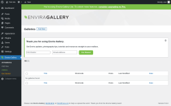 Page screenshot: Envira Gallery