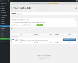 Page screenshot: Envira Gallery