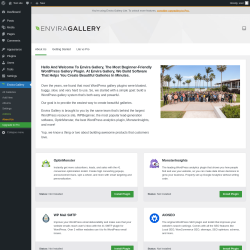 Page screenshot: Envira Gallery &rarr;  About Us