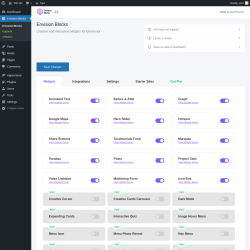 Page screenshot: Envision Blocks