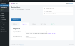 Page screenshot: Envision Blocks → Integrations
