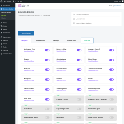 Page screenshot: Envision Blocks → Get Pro