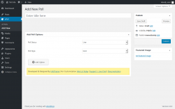 Page screenshot: ePoll &rarr; Add New