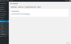 Page screenshot: Settings &rarr; 301 Redirects &rarr; 404 Error Log