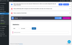 Page screenshot: eRoom → Statistics