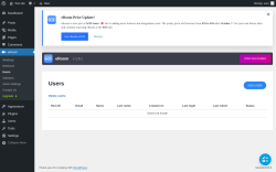 Page screenshot: eRoom → Users