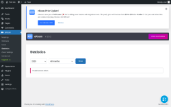 Page screenshot: eRoom → Statistics