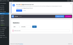 Page screenshot: eRoom → Statistics