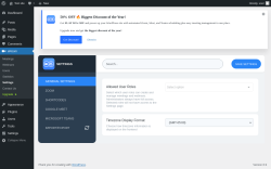 Page screenshot: eRoom → Settings