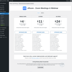 Page screenshot: eRoom → Upgrade  ➤