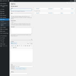 Page screenshot: Agents → Agency
