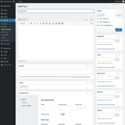 Page screenshot: Estatik → Add new property