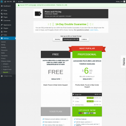 Page screenshot: Settings → Upgrade  ➤