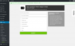 Page screenshot: Settings → Contact Us