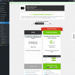 Page screenshot: Settings → Upgrade  ➤